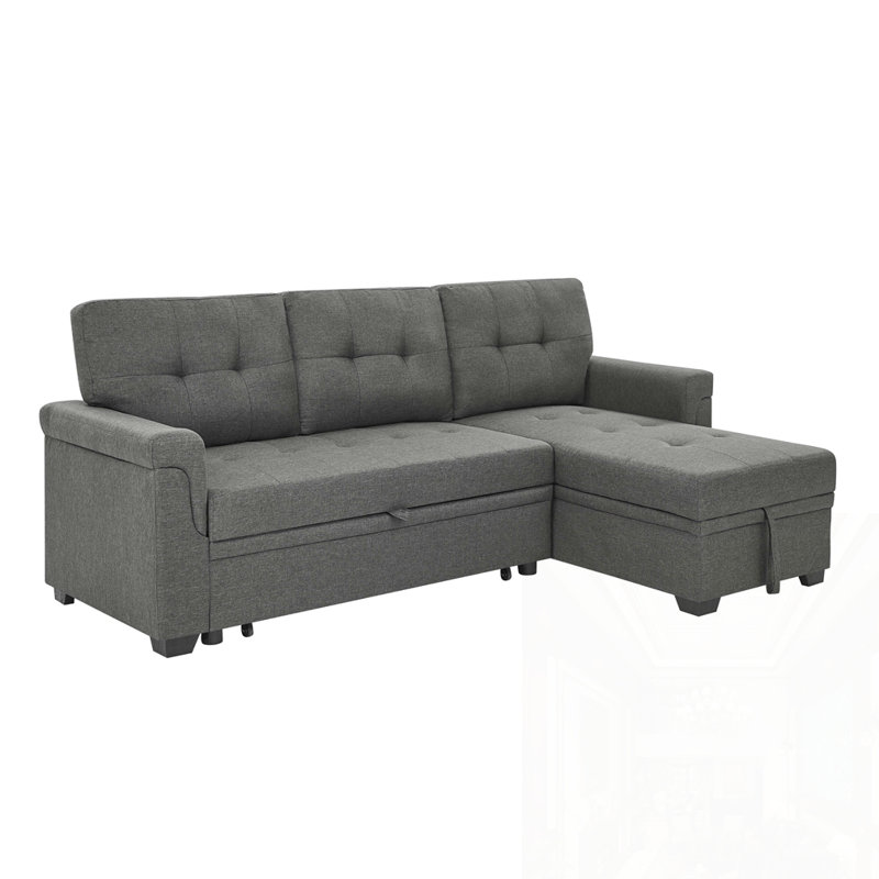 86'' Upholstered Pull-Out Sofa Bed