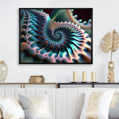 «Pastel Fractal Spiral Universe VI», reproduction sur toile