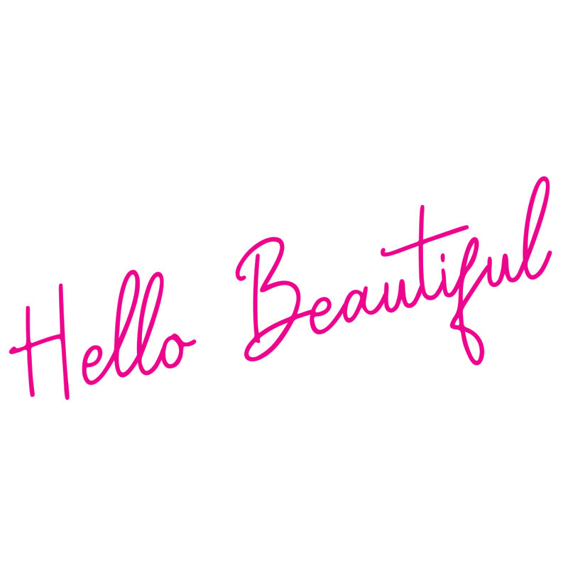Hello Beautiful Wall Decal