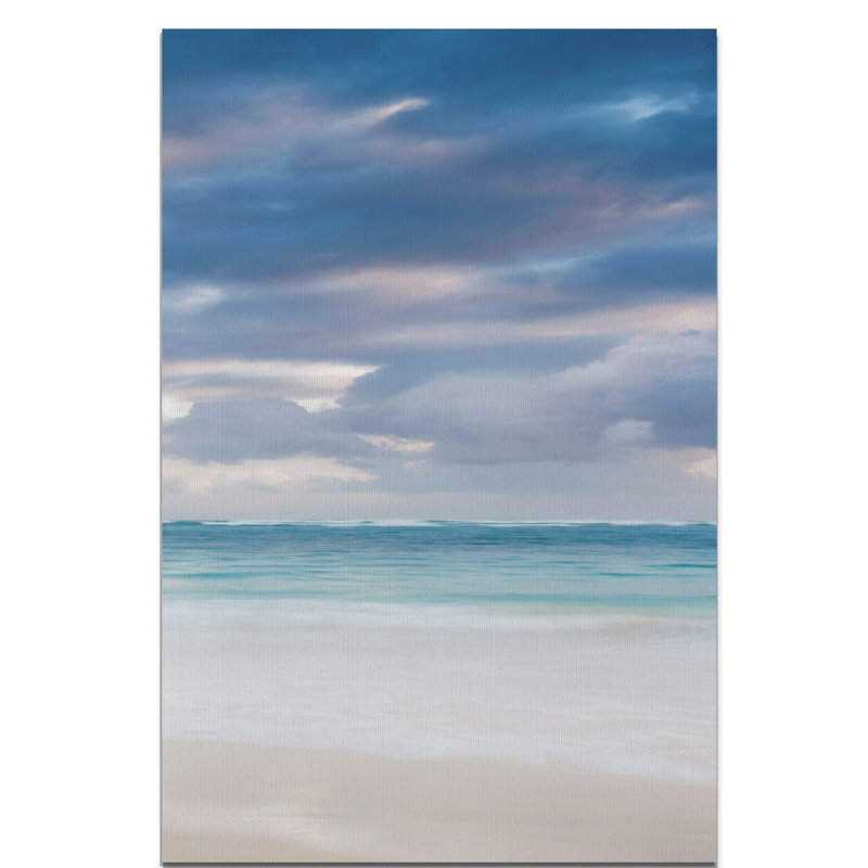 «Bavaro Beach at Dawn Détail I», reproduction sur toile, H 12 po x l 8 po x P 1,5 po, Toile tendue