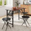 Metal Base Dining Table