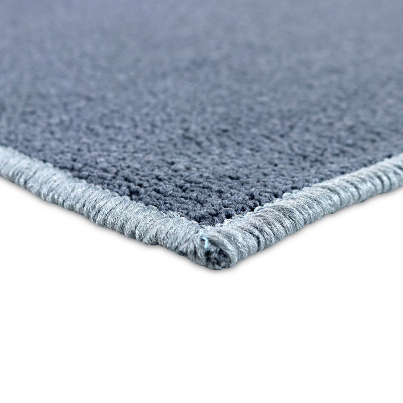 Solid Color Synthetic Non-Skid Kitchen Mat, Dark Gray