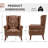 Everlynn Faux Leather Wingback Chair-105522545