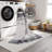 Machine Washable Nash Charcoal/Ivory Rug-1972549074
