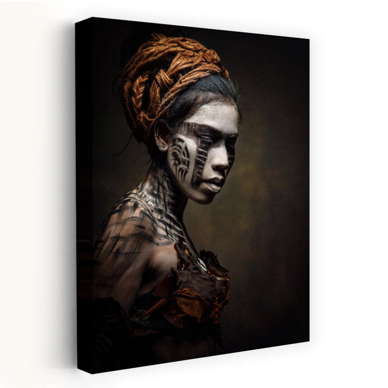 Art contemporain Portrait contemporain, H 24 po x l 16 po