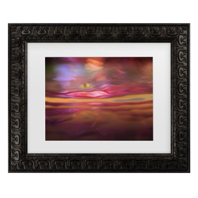 Bolog Nilesh J. Bhange Painted Landscape Matted Framed Art
