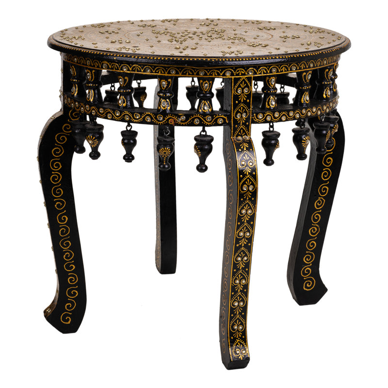 Atiye Solid Wood End Table