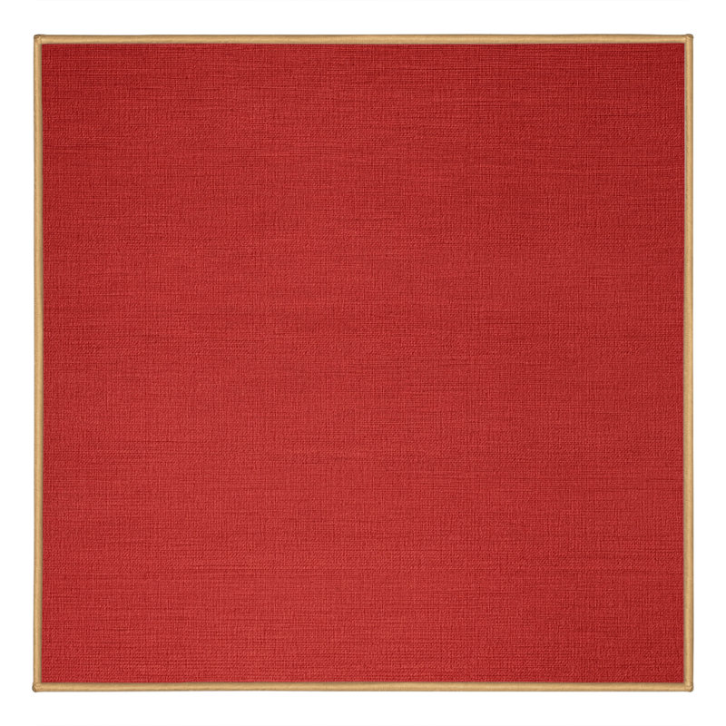 Machine Washable Solid Brown Area Rug, Square 8'