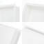 14"x12" Stainless Steel 18 Gauge White Cream Rectangular Recessed Shower Niche No Tile Needed