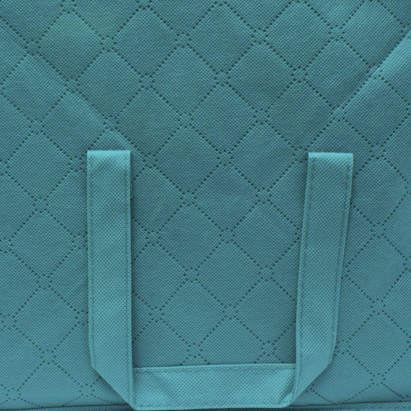 Cube ou bac de rangement en tissu pliable, Turquoise