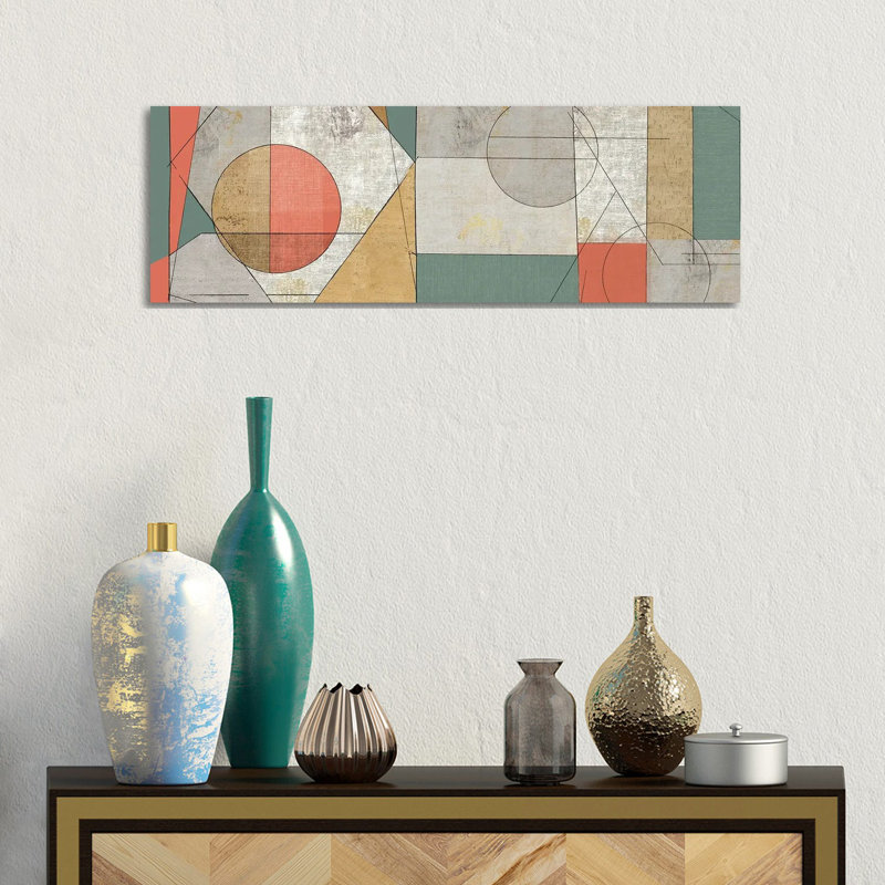 Geometry Of Life by Tom Reeves - Wrapped Canvas Panoramic Painting, 30.48 cm H x 91.44 cm W x 3.175 cm D