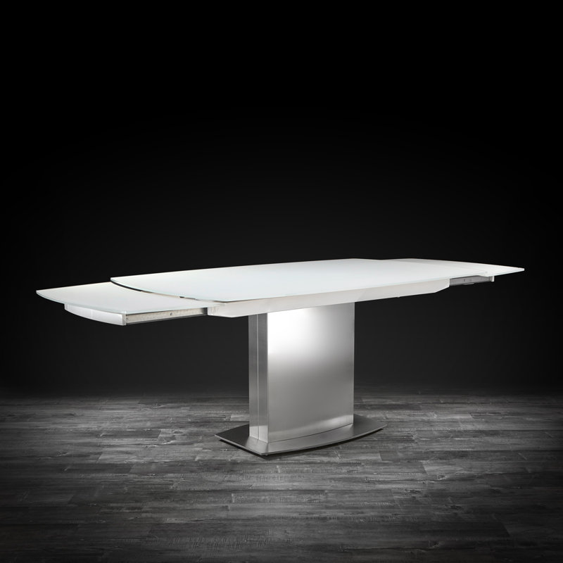 Romeo Matt White Extension Table