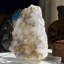 Apophyllite et Stilbite - montés sur pied