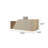 Modern Minimalist L-Shaped Corner Company Reception Desk