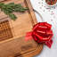 Viking Acacia Wood Carving Board with Juice Groove & Metal Handles