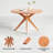 Bergmans Round Solid Wood Dining Table-130785425