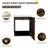 Aether 18" Wall-Mounted Single Bathroom Vanity Set, Floating Bathroom Vanity with Ceramic Basin Sink Top, 1 Door-766372686