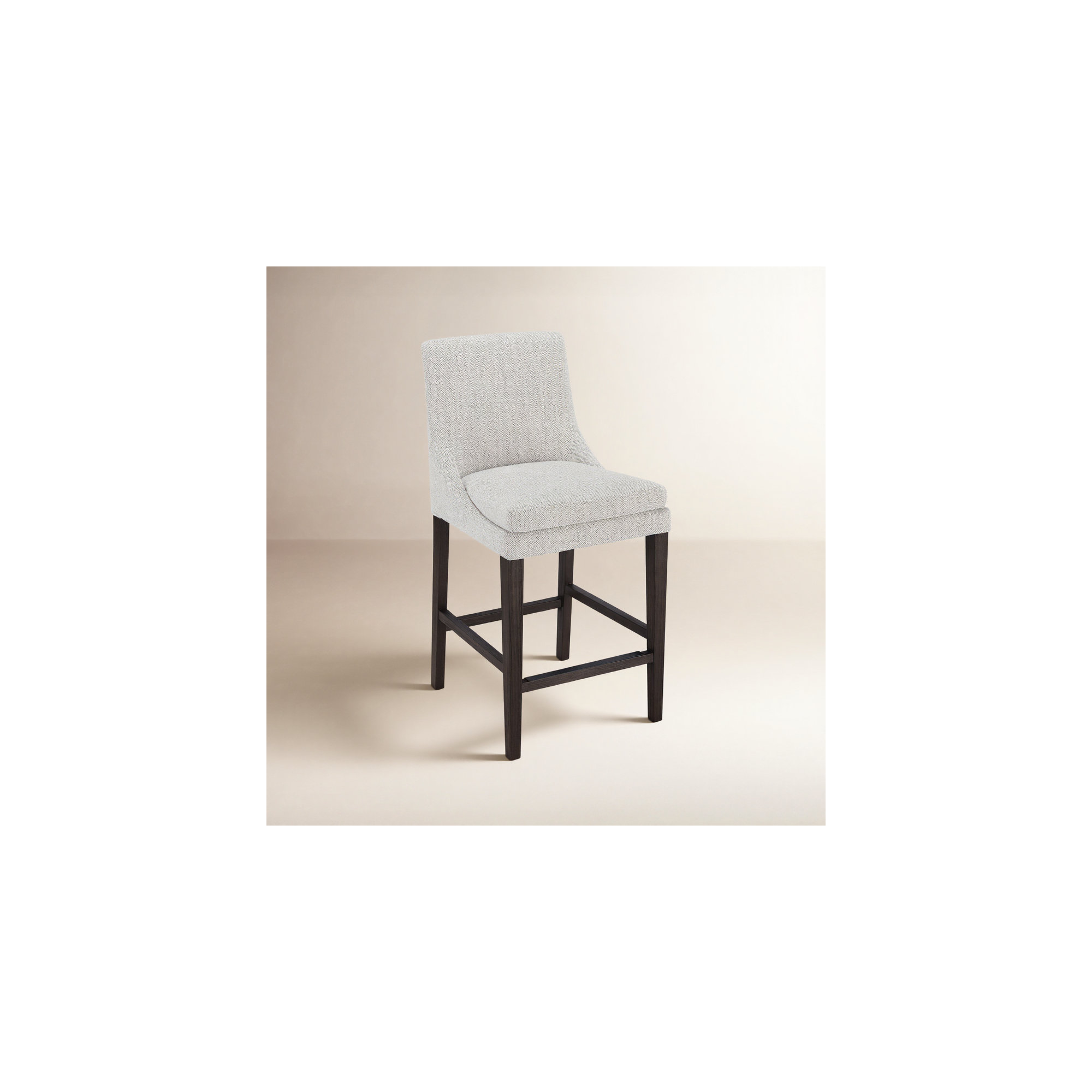 Niara Upholstered Counter & Bar Stool, Prestige Ivory Basketweave, Bar Stool (30” Seat Height)