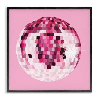 Boule disco rose éblouissante