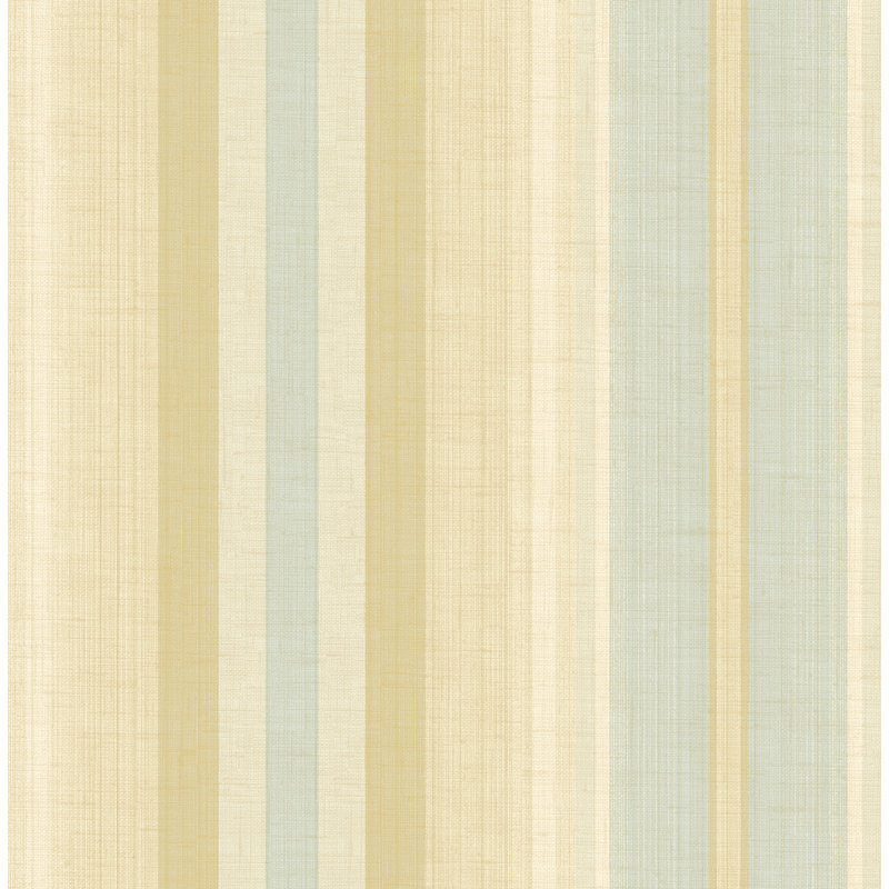 Striped Roll, Metallic Gold/Seabreeze