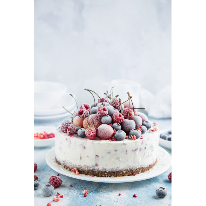 Ice Cream Cake - Wrapped Canvas Print, 46cm H x 30cm W x 3.8cm D