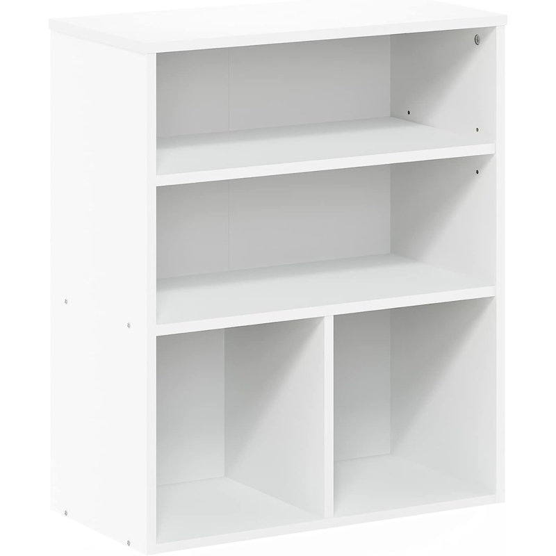 Bibliothèque standard H 28,1 po x l 23,6 po Silliman, Blanc
