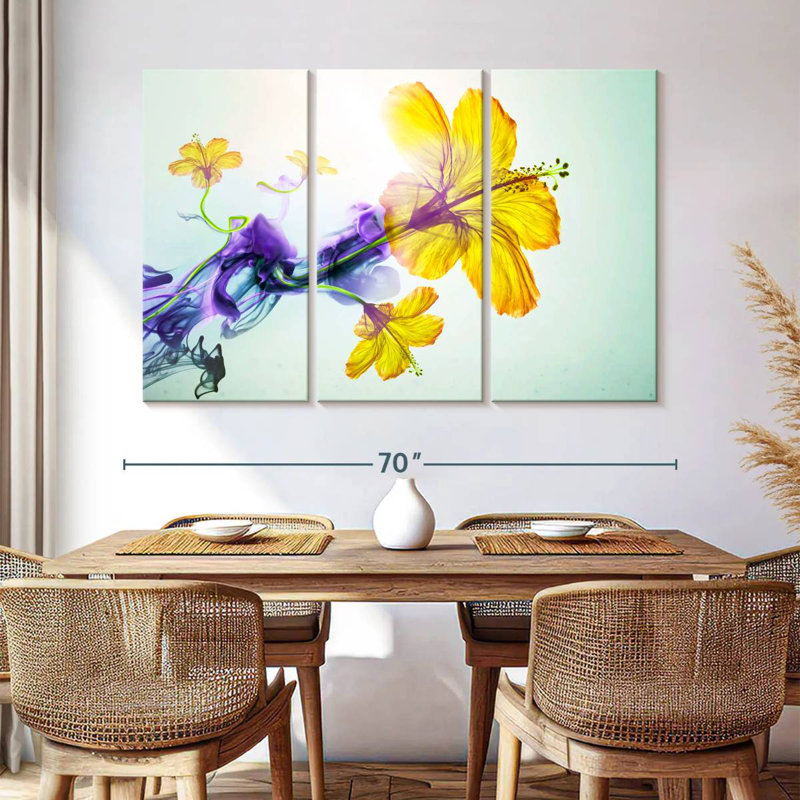 Harnek Hibiscus Under The Sun, 28" H x 45" W