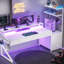 Bureau d'ordinateur 55 po avec 6 tiroirs-2430329