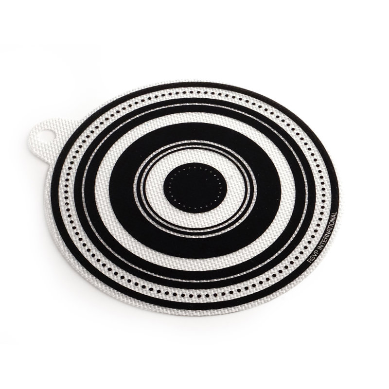 Black and White Silicone Multi-Purpose Jar Opener Pad