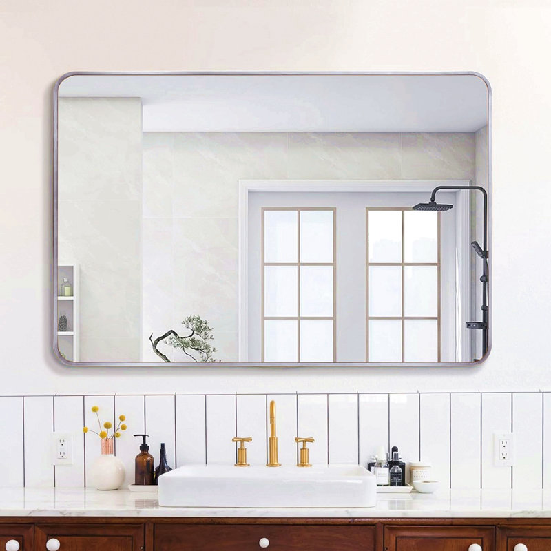 Miroir de salle de bain 30x40, Argent