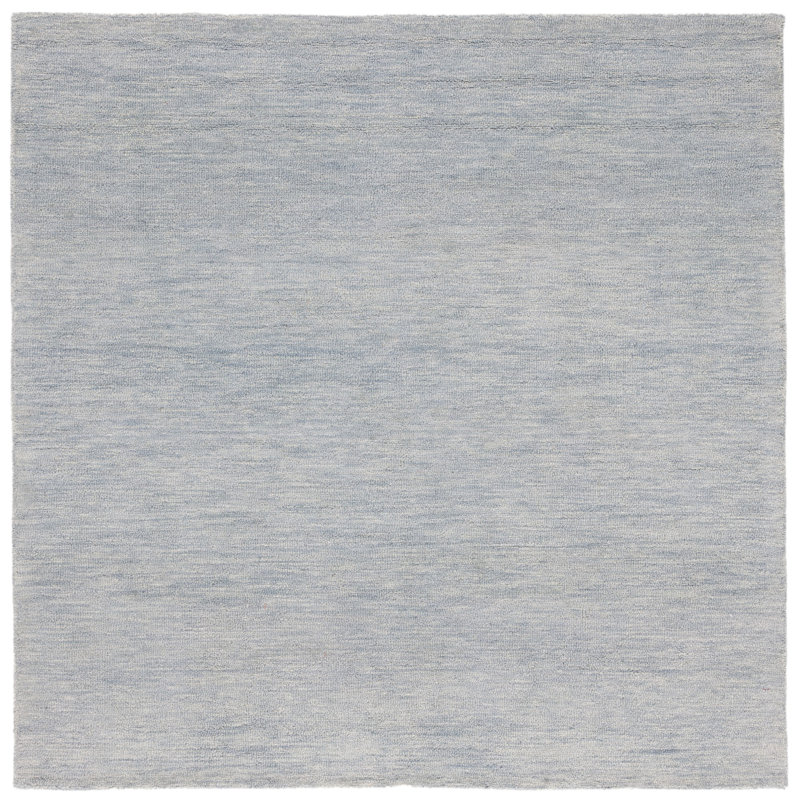 Estime Metro Hand Tufted Wool/Cotton Rug in Gray, Square 6'