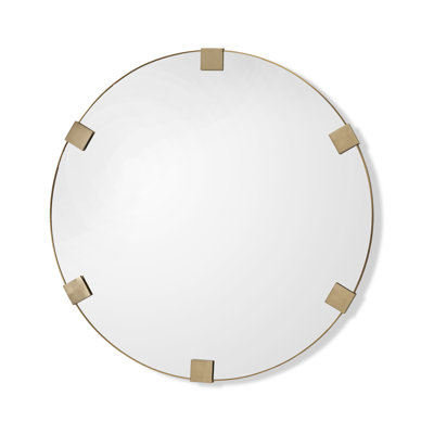 Nippon Flat Metal Beveled Wall Mirror