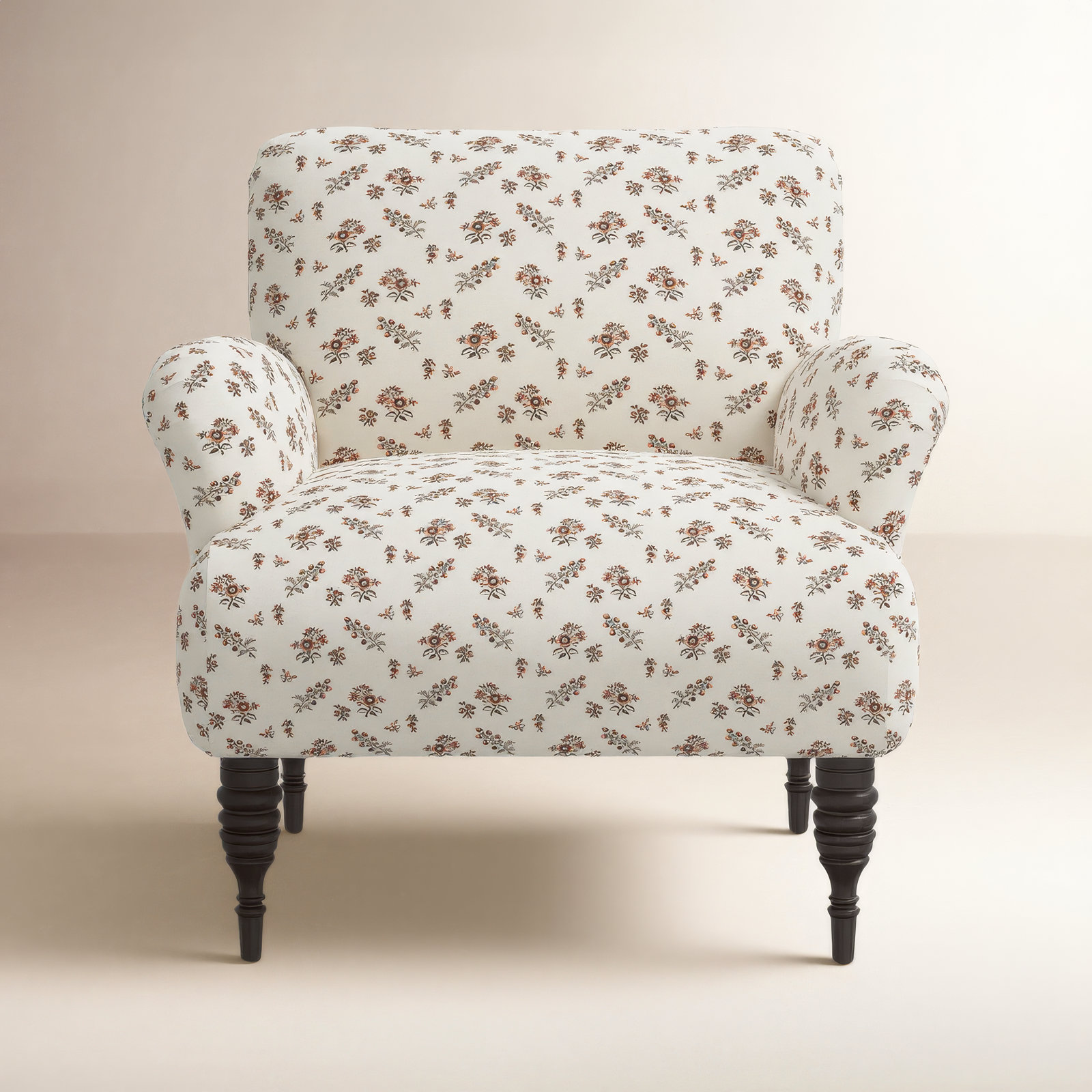 Allura Armchair, Ditsy Floral Natural