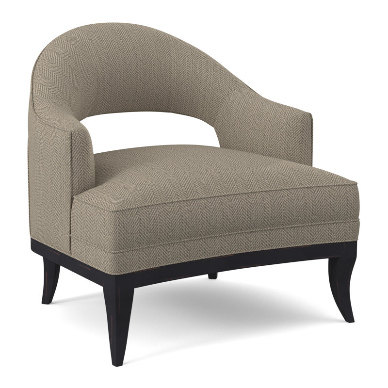 Mariposa Armchair, Vintage Ebony, Elise Linen