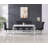 Tywona 70" Faux Marble Top Metal Base Dining Table-1626243947