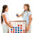 Hey Play 4-In-a-Row Family Game, Natural Finish