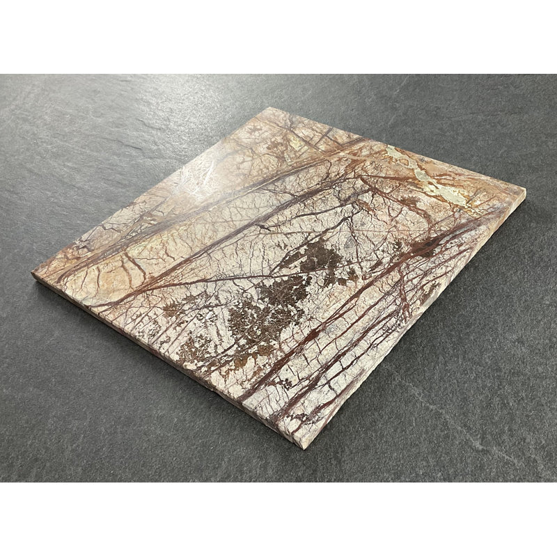 Carrelage en marbre brun 12 po x 12 po Forrest