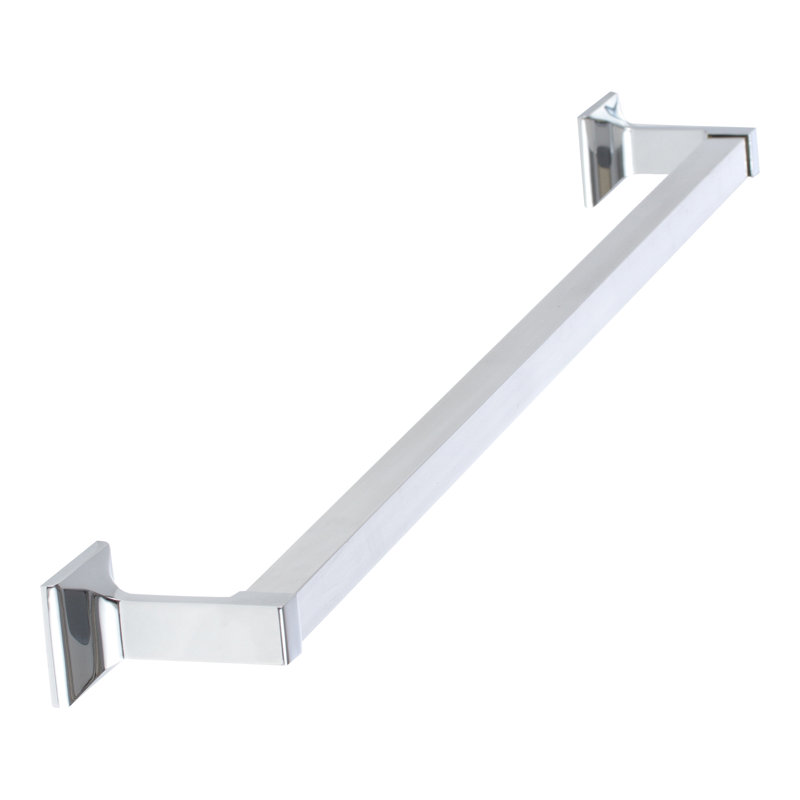Basic Towel Bar, 1.75" H x 30" L x 3" D, Polished Chrome