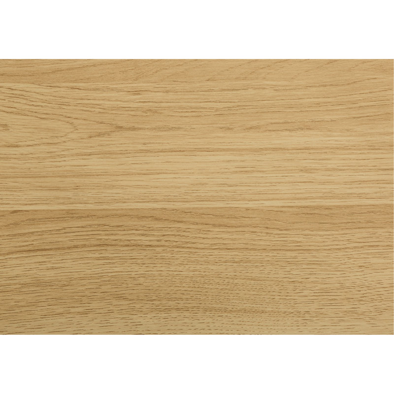 Table de chevet pratique à deux niveaux de 61 cm de hauteur, avec porte et revêtement stratifié naturel, idéale pour la chambre ou le salon. Elle offre un espace de rangement fermé et un style décontracté.