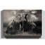 Lion Lionesses and an Elephant Photographic - Wrapped Canvas-19091628