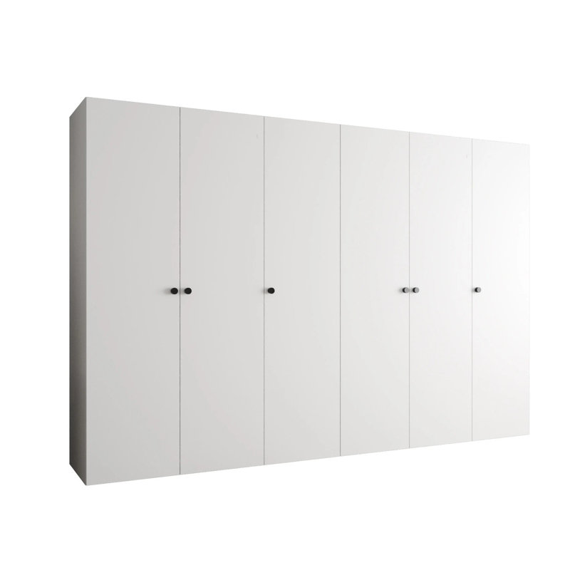 Manufactured Wood Wardrobe, White