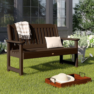 Arbnora Plastic Garden Bench by Lark Manor