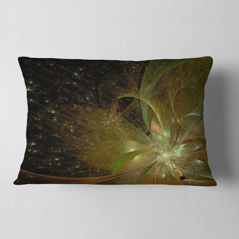 Coussin lombaire en fleur symétrique floral