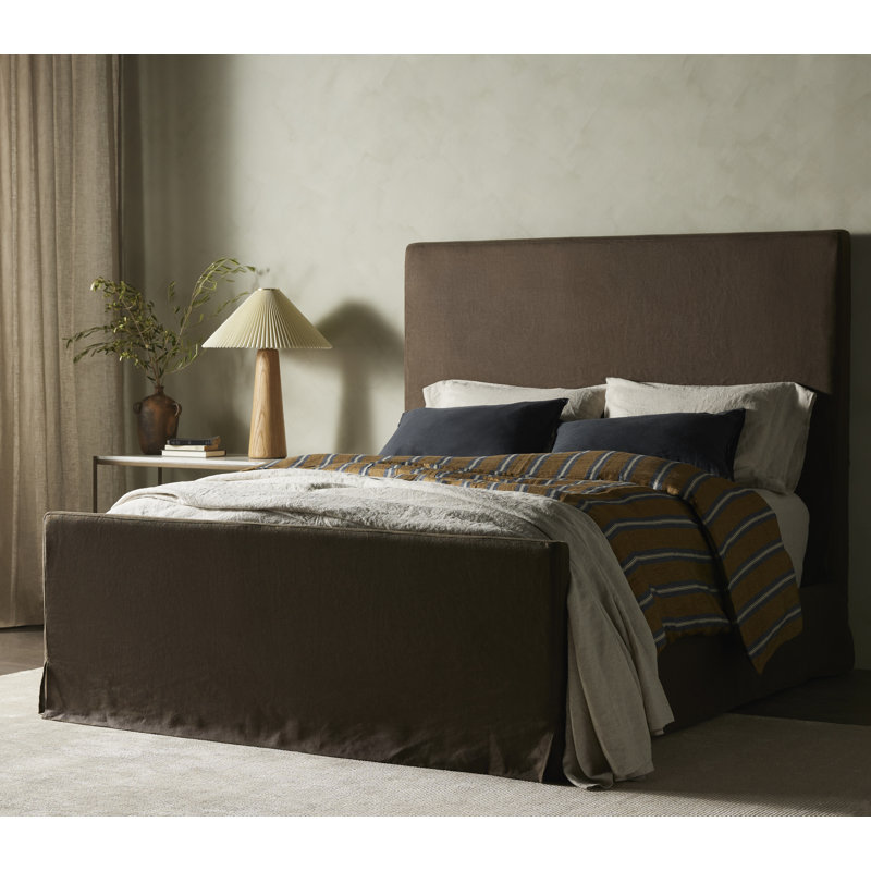 Daphne Slipcover Bed-Savoy Parchment-Queen, Queen, Savoy Parchment