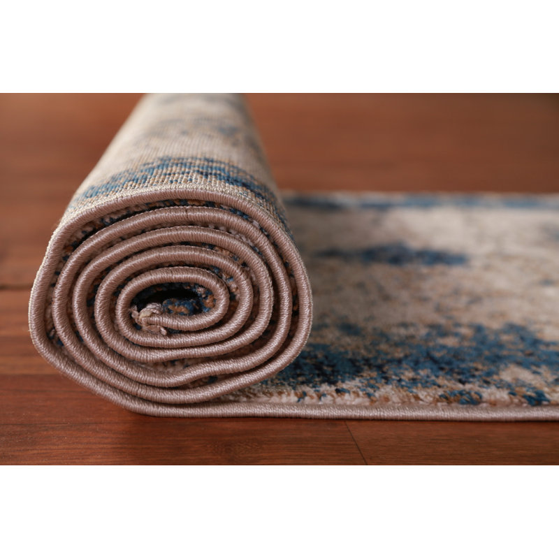 Transitional Oriental Runner Rug 3x10