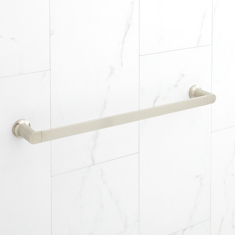 Barre à serviettes Berwyn, H 1,94 po x L 25,94 po x P 3,44 po, Nickel brossé