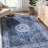 Area Rugs Soft Faux Lamb Soft Boho Floral Area Rug - Vintage Washable Carpet with Non-Slip TPR Backing - Ideal for Living Room, Bedroom, Bathroom, Kitchen, Entryway-757251347