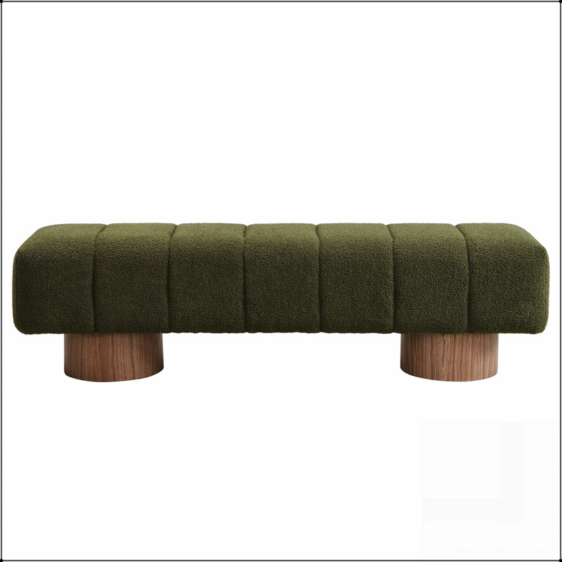 Banc de salle à manger rembourré pour la salle à manger, banc de repose-pieds sans assemblage pour le salon et la chambre à coucher, capacité de poids de 300 lb