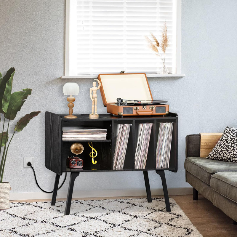 Support pour tourne-disque avec station de charge