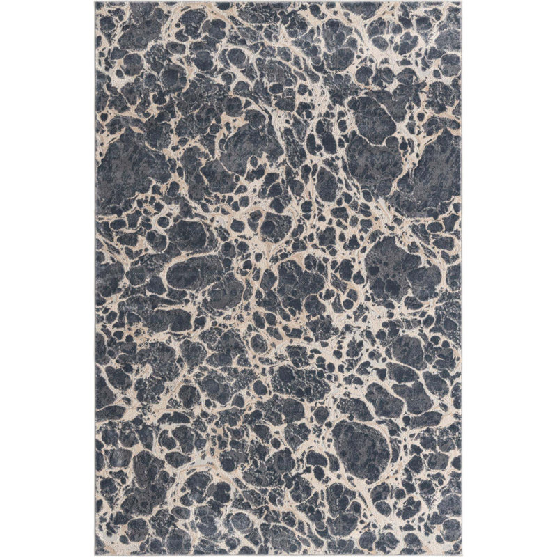 Boutelle Abstract Indoor Rug, Rectangle 6' x 9'